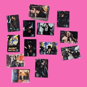 Set of Vintage 1990's Cards of the Movie Batman Returns